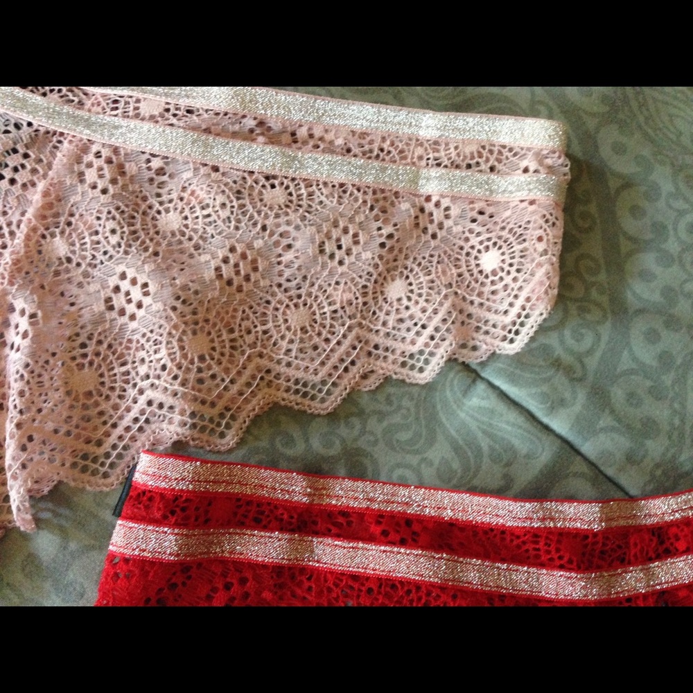 NWOT Bundle Lace Panties Underwear Bling XOXO Sz L - Picture 4 of 8